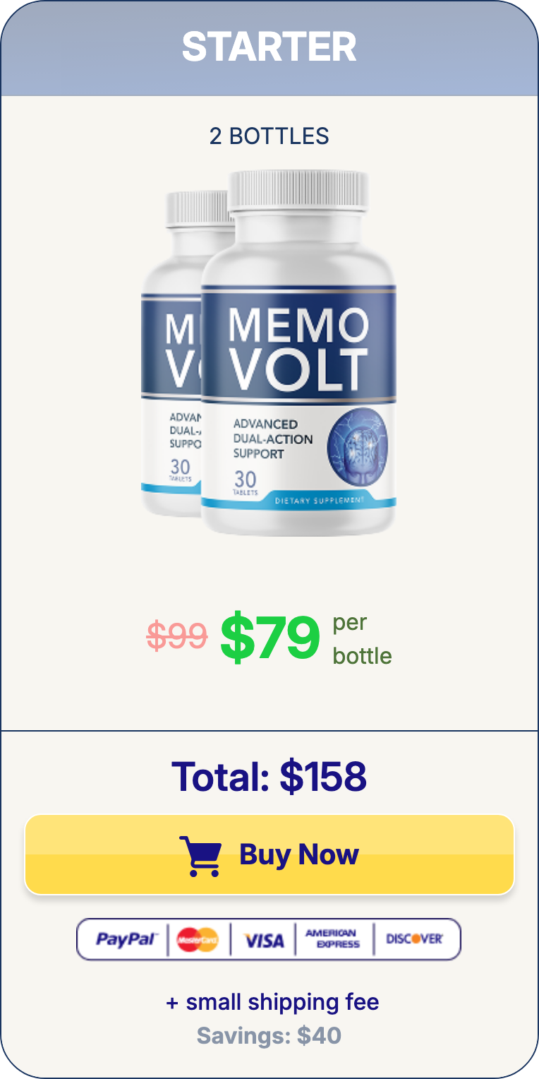 Memovolt 60 day supply